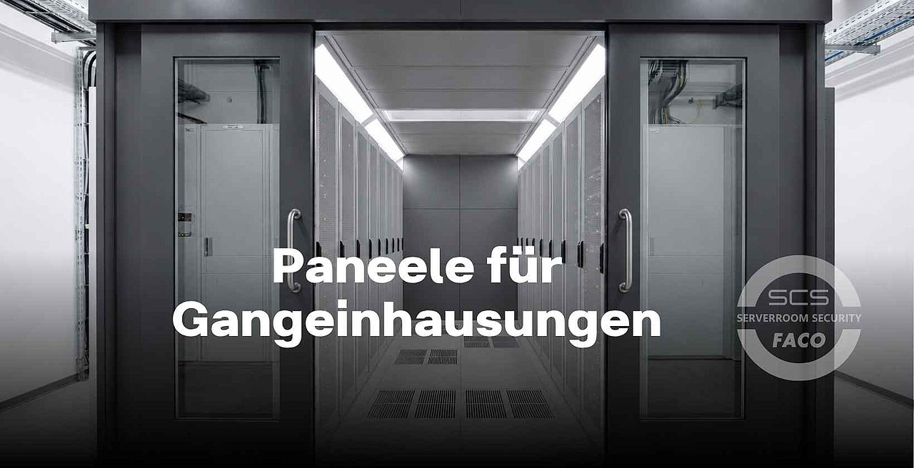 Paneele für Gangeinhausungen