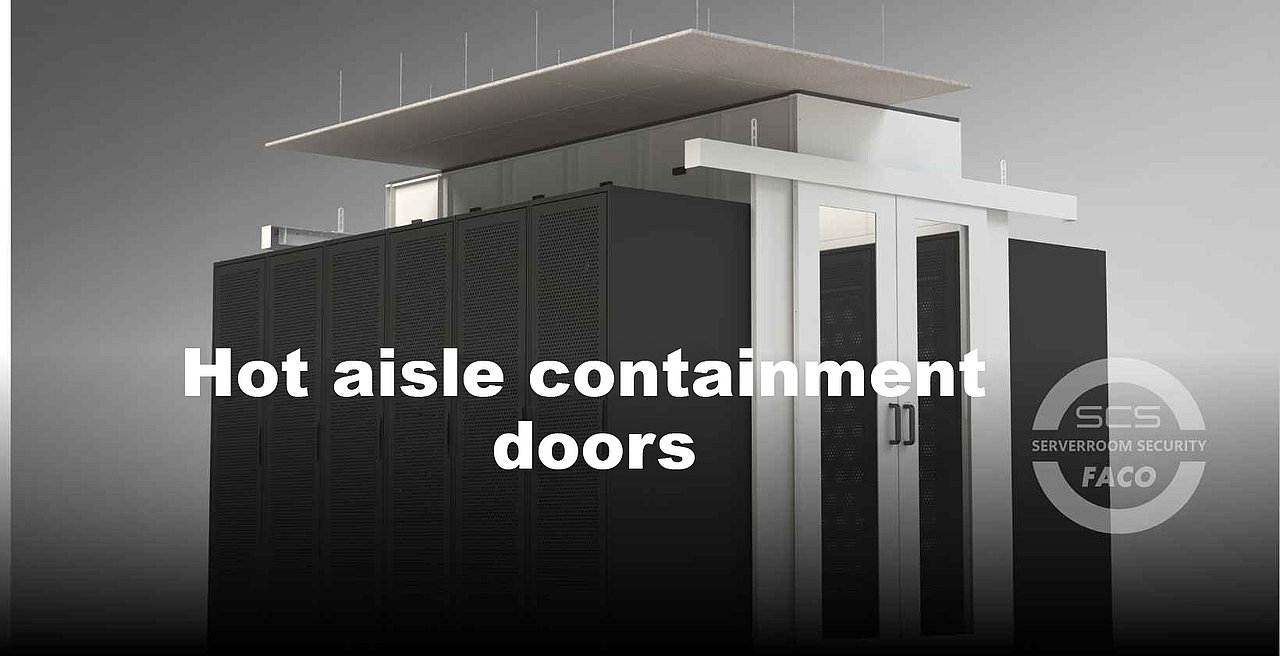 Hot aisle containment doors