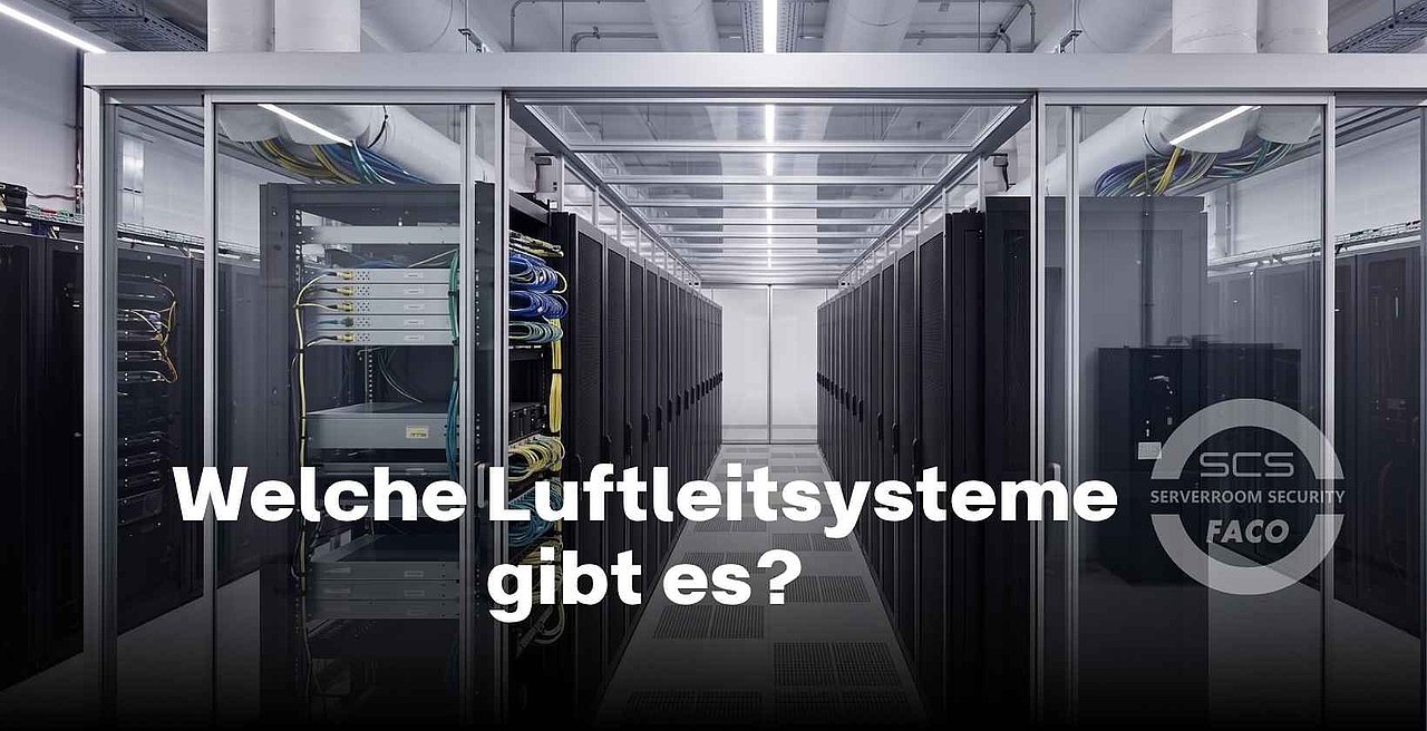 Luftleitsystem im Serverroom
