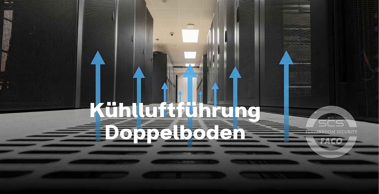 Kühlluftführung Doppelboden
